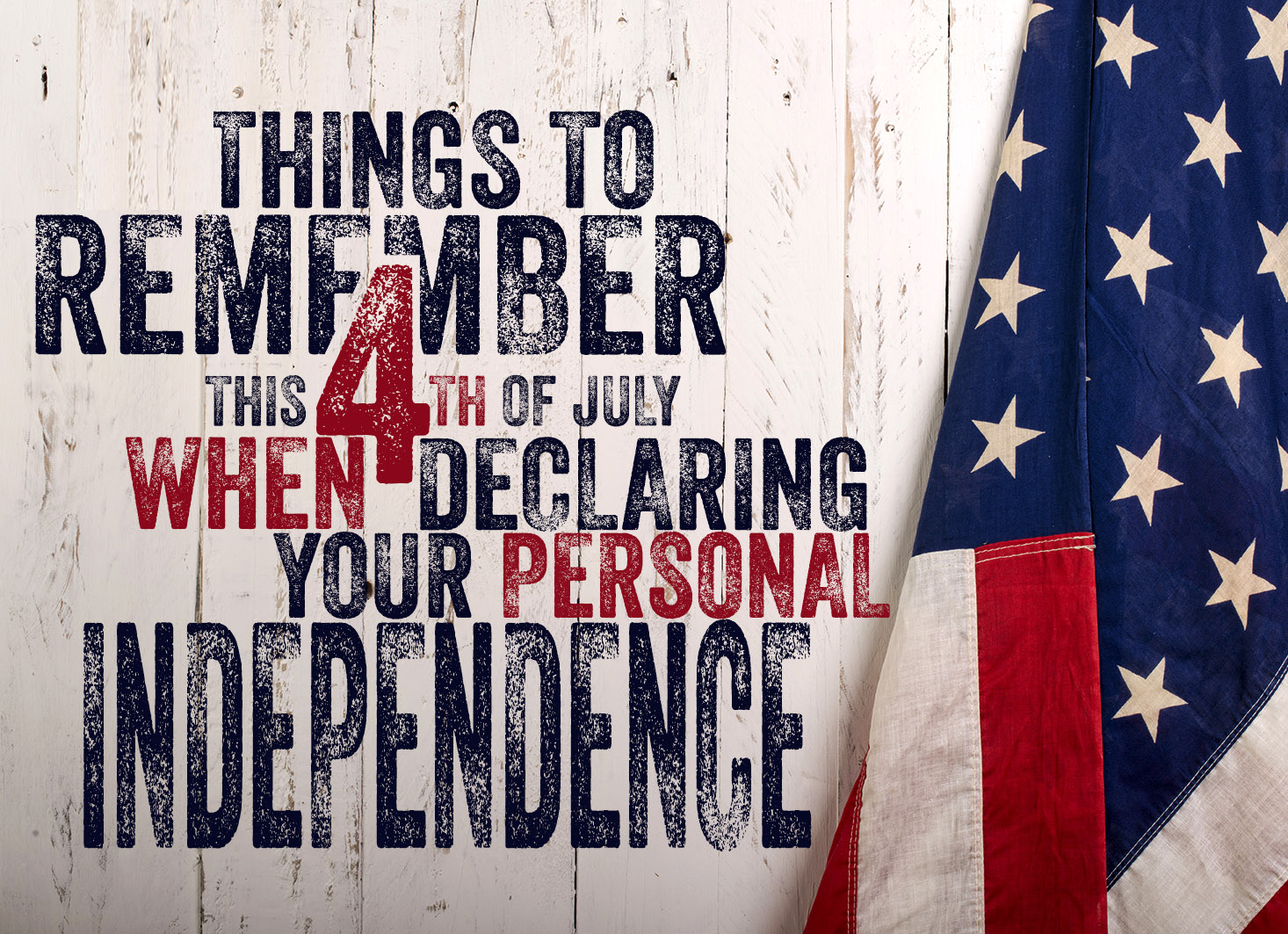 Declare Independence — From Bad Work Habits 